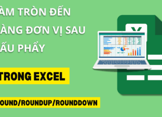 làm tròn đến hàng đơn vị sau dấu phẩy