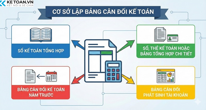 nguyên tắc lập bảng cân đối kế toán