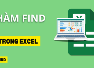 Cú pháp và cách sử dụng hàm FIND để dò tìm dữ liệu trong Excel