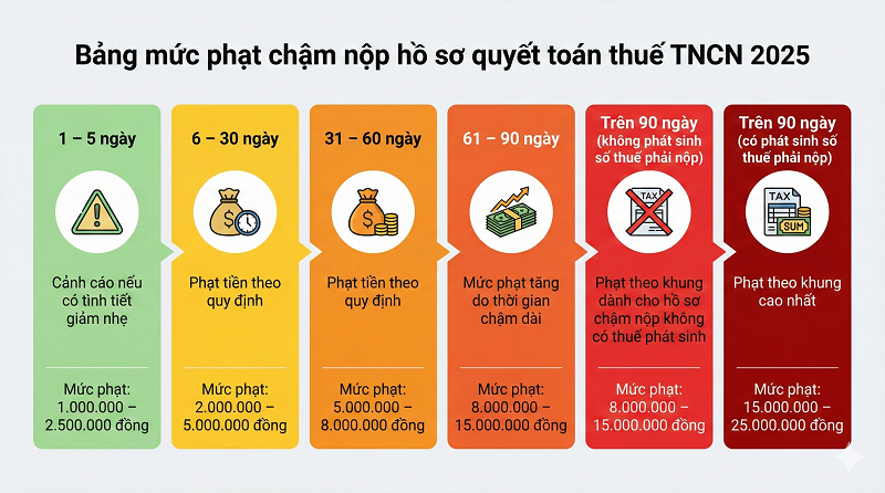 hạn quyết toán thuế TNCN 2025