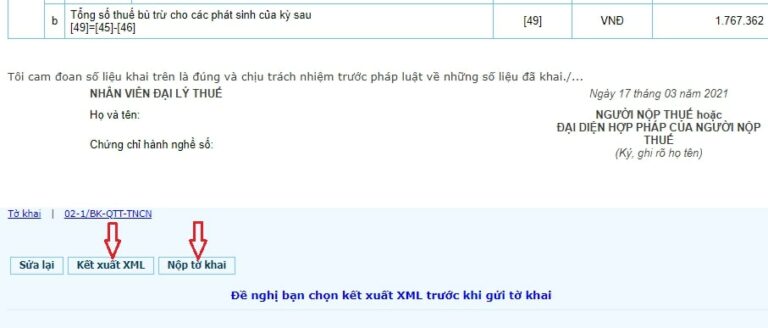 quyết toán thuế tncn