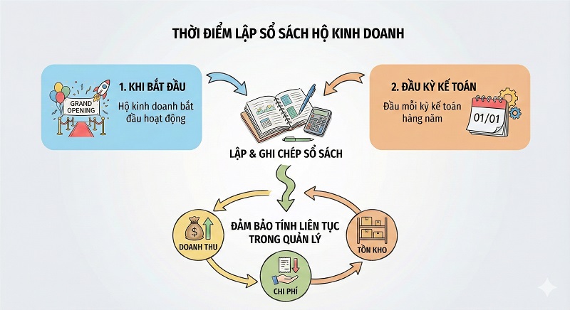 Sổ sách cho hộ kinh doanh theo thông tư 88