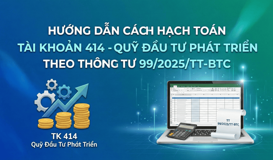hạch toán TK 414 theo thông tư 99
