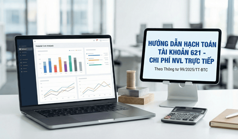 hạch toán Tài khoản 621 theo thông tư 99