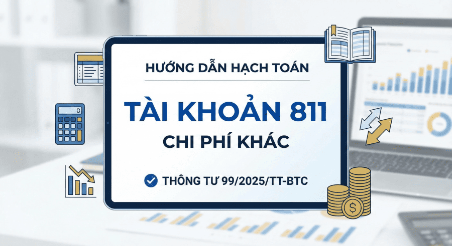 hạch toán tài khoản 811 theo thông tư 99