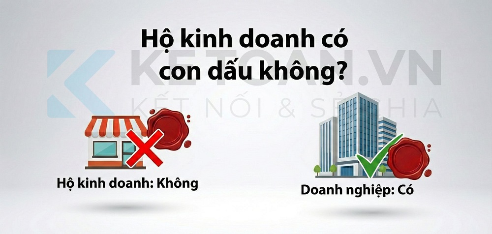 hộ kinh doanh có con dấu không