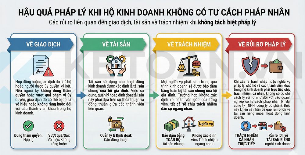 Hộ kinh doanh có tư cách pháp nhân không?