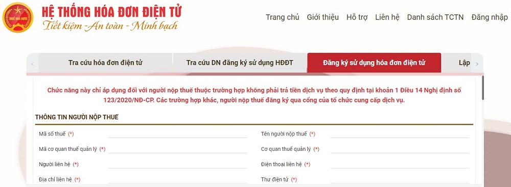 hóa đơn điện tử hộ kinh doanh