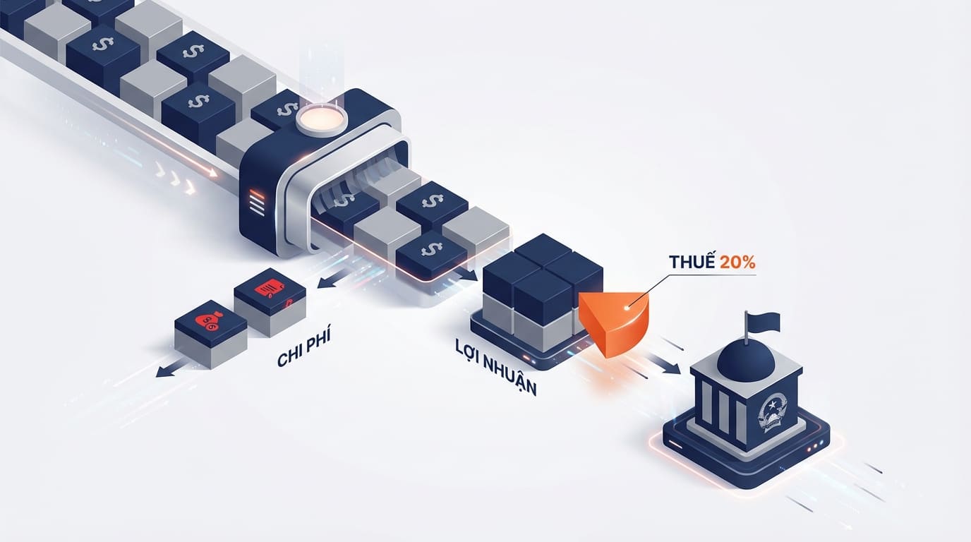 minh họa thuế thu nhập doanh nghiệp