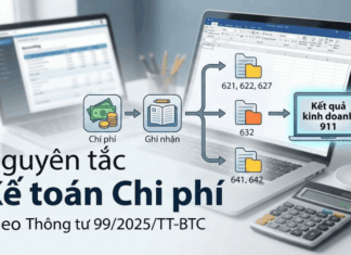 Nguyên tắc kế toán các khoản chi phí theo thông tư 99/2025/TT-BTC (Áp dụng từ ngày 01/01/2026) nguyên tắc kế toán các khoản chi phí