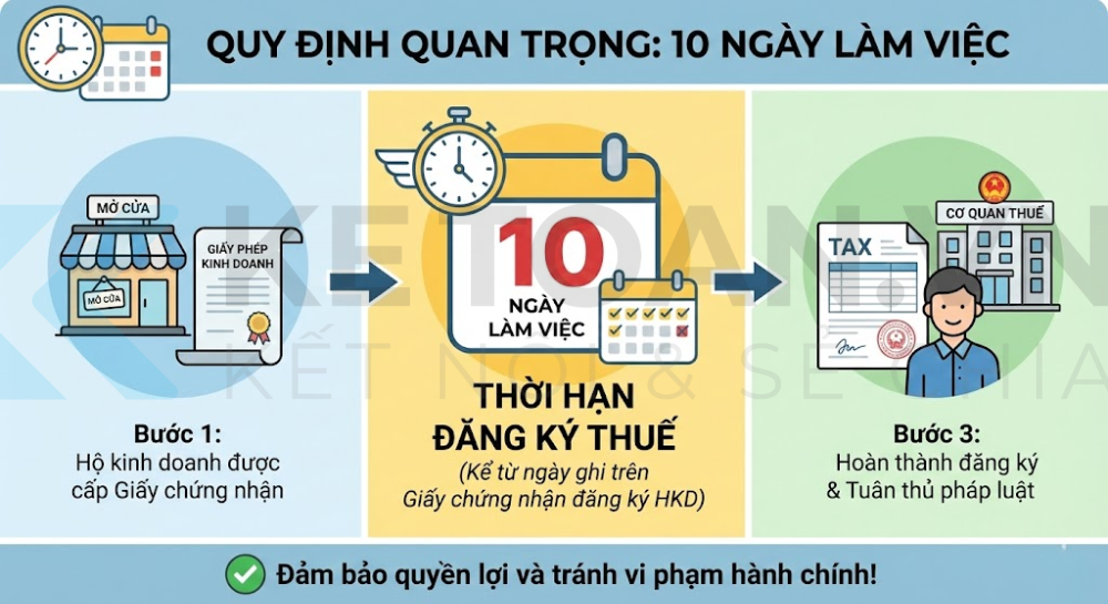 thời hạn đăng ký thuế hộ kinh doanh