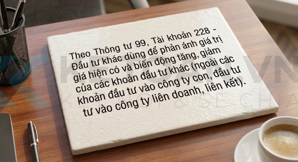 tài khoản 228 theo thông tư 99