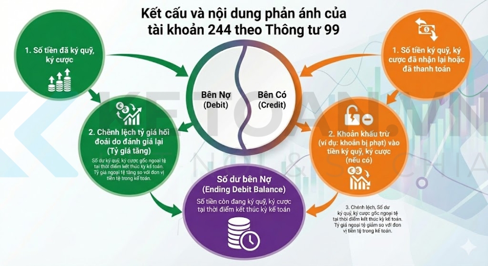 tài khoản 244 theo Thông tư 99