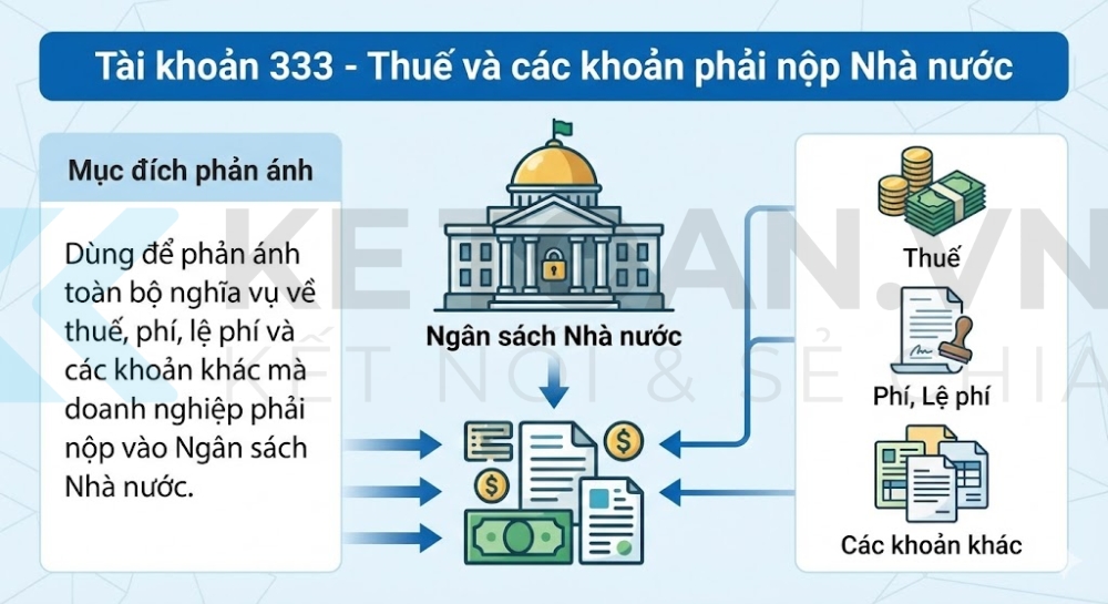 tài khoản 333 theo thông tư 99