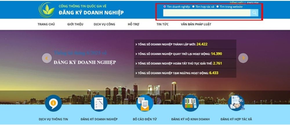 tra cứu thông tin hộ kinh doanh