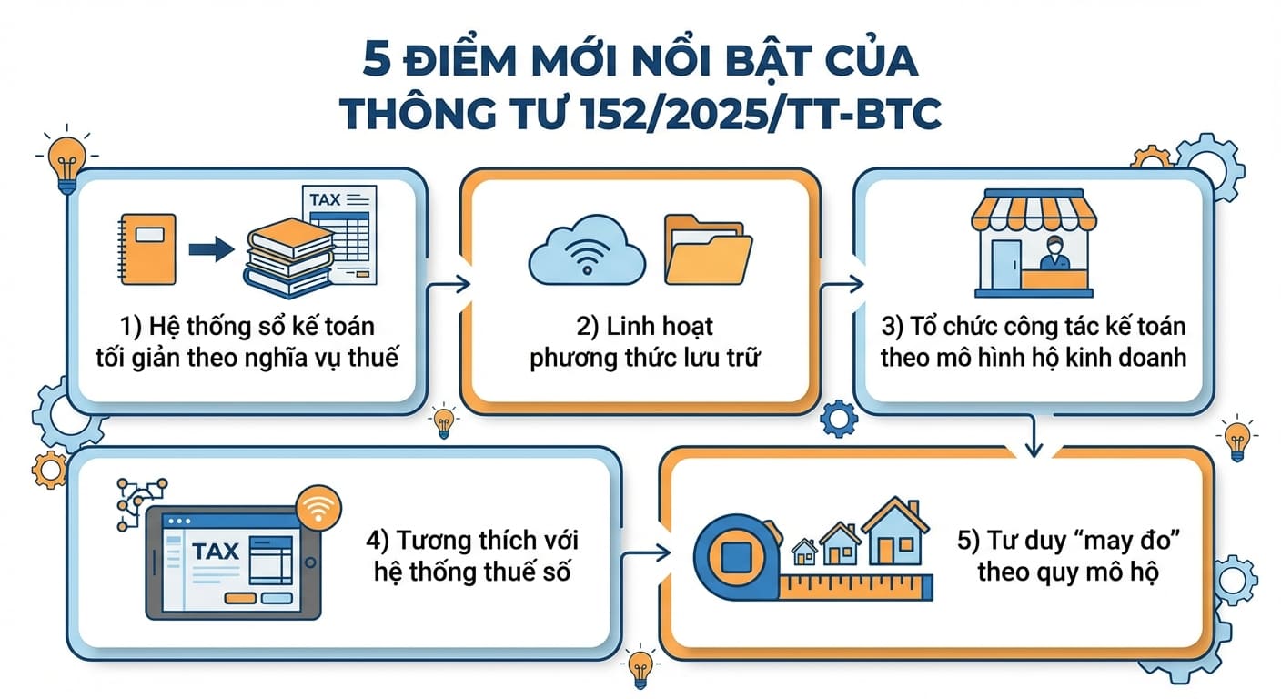 Nội dung quan trọng trong thông tư 152-2025-TT-BTC